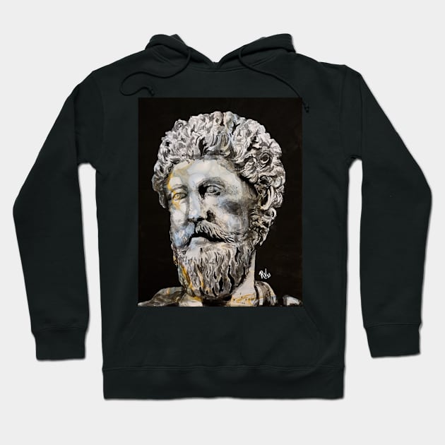 Marcus Aurelius of Rome Hoodie by artbymeezy